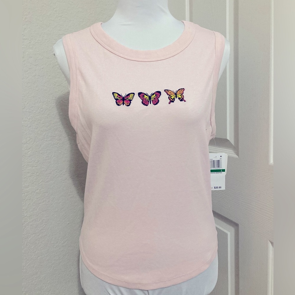 NWT Rebellious One graphic tank size L